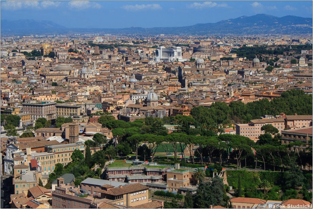 Widok na Rzym