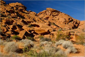 Czerwone skały w Valley of Fire