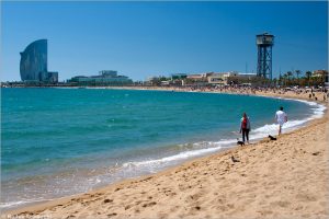 Plaża w Barcelonie