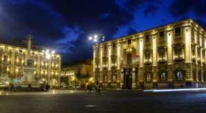 Piazza Duomo nocą