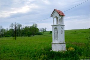 Kapliczka przydrożna w Beskidzie Niskim