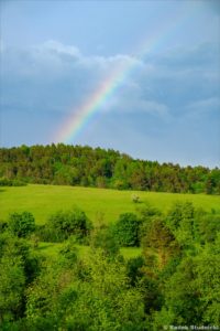 Tęcza w Beskidzie Niskim
