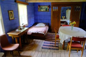 Wnętrze w skansenie ziemi łowickiej