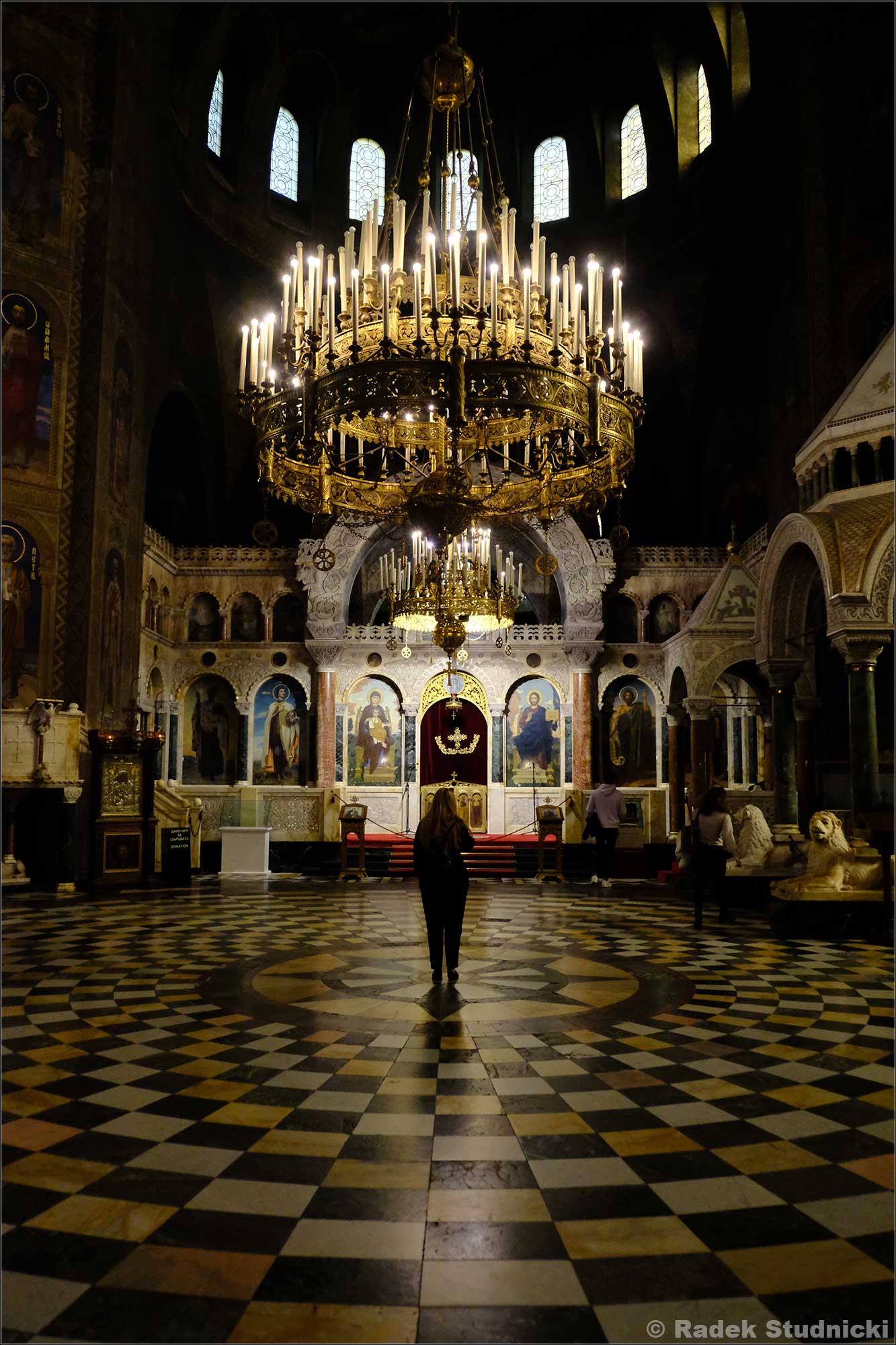 Sobór św.Aleksandra Newskiego - wnętrze